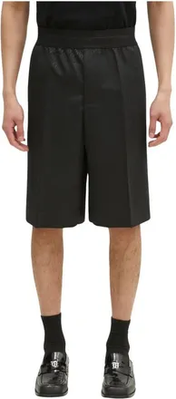 Helmut Lang Korte Broeken, Heren, Zwart, W34, Casual Shorts