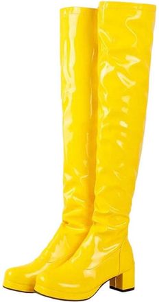 Generic Womens Knee High Leather Boots Round Toe Winter Warm Lined Office Outdoor Long Boot