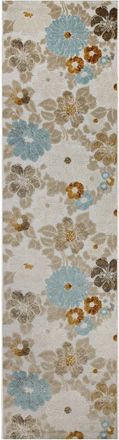 Wecon Home Alfombra floral vintage para interiores y exteriores 80x300
