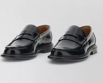 Givenchy penny strap round toe mens loafers