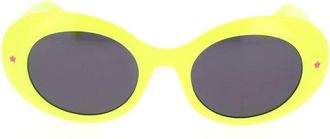 Chiara Ferragni Dames, Accessoires, Geel, Maat: 50 MM