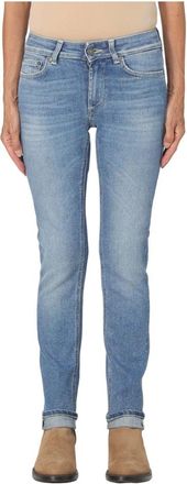 Dondup Monroe Jeans - Stijlvolle en trendy denim - Dames - Slim Fit Jeans - Blauw - W30 - Denim - Jeans