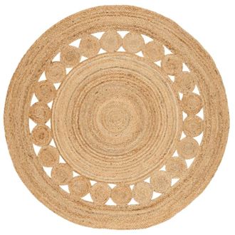 Safavieh Alfombra yute beige 244 x 244 cm