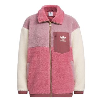 adidas (WMNS) adidas Originals Sherpa Jackets Pink IN0988