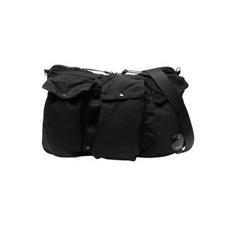 C.P. Company Cross Body Bags, male, Black, Size: ONE SIZE Lens Utility Pack