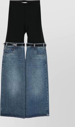 Coperni contemporary wide-leg denim trousers