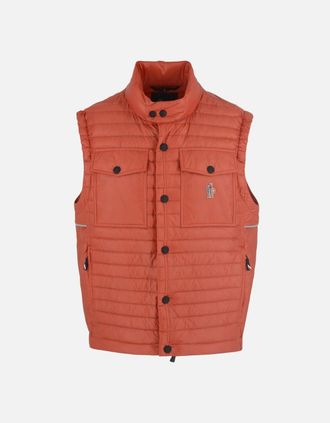 Moncler Mens Ollon Gilet - Red - Size: 40/Regular