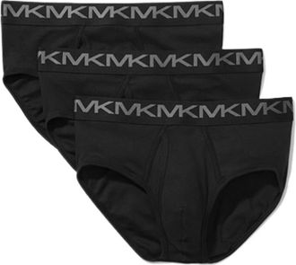 Michael Kors 3-Pack Katoen Stretch Ondergoed Set Zwart Mannen - Heren - Onderbroek - Zwart - S - Katoen - Ondergoed