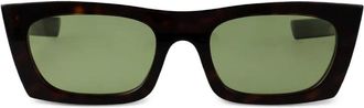 Retro Superfuture Occhiali da sole Fred 2.0 rettangolari - Marrone
