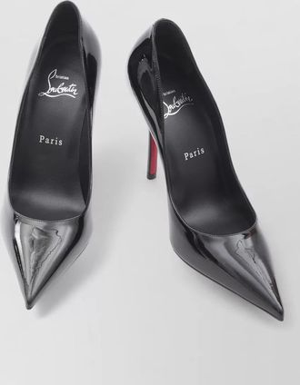 Christian Louboutin patent leather stiletto pumps