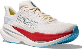 Hoka One One Mach X 3 Running Shoe in White/alabaster at Nordstrom, Size 11.5