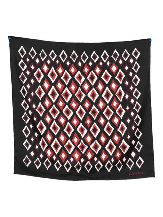 Lanvin Square Silk Scarf
