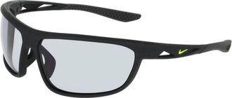 Nike Windtrack Run Photochromic Zonnebril - Heren - Zonnebrillen - Zwart - 68 MM - Leer - Accessoires