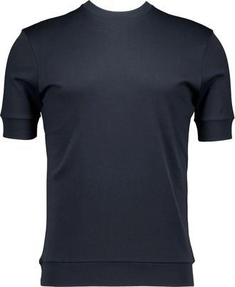 Stefan Brandt Eli B FR 30 - Heren - T-shirts - Blauw - L - Katoen - Tops