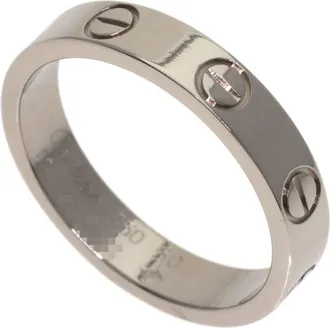 Cartier White Gold (18K) Band Ring (Pre-Owned)