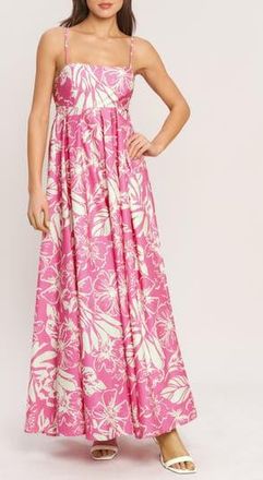 Flying Tomato Print Cotton Maxi Dress in Pink at Nordstrom Rack, Size Small