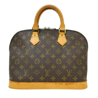 Louis Vuitton Alma Monogram Canvas Brown Canvas Handbag (Pre-Owned)
