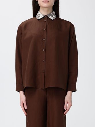 Hanita Camicia Hanita in misto lino con ricami