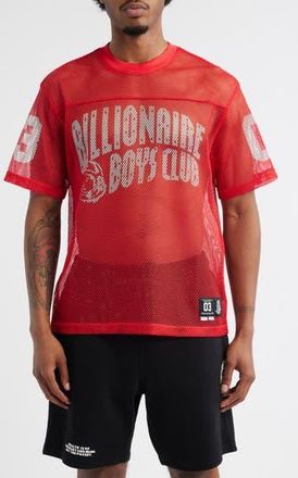 Billionaire Boys Club BB Varsity Mesh Football T-Shirt in Red at Nordstrom Rack, Size Xxx-Large