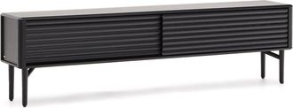 K Home Design Lowboard Lennon Eiche Schwarz, 200 x 57 cm
