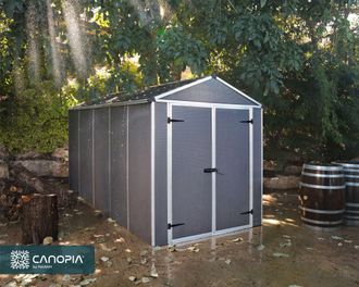 Canopia by Palram Canopia Rubicon Caseta De Jardin Ultra Durable Para Exteriores 378x185x217 Cm