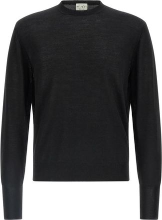Maryya Trui met ronde hals - Heren - Ronde hals truien - Zwart - L - Wol - Truien & Vesten