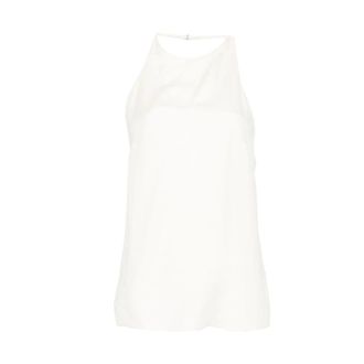 Alysi Halterneck Top - female - Alysi - Sleeveless Tops - White - 2XS - Tops