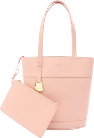 Ferragamo Pink Leather Handbag Tote Bag (Pre-Owned)