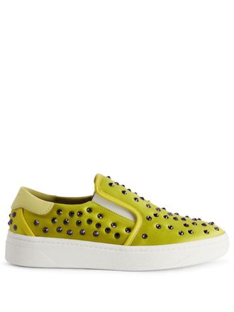 Giuseppe Zanotti GZ94 slip-on sneakers - Green