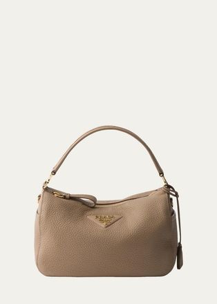 Prada Grain Leather Top-Handle Bag