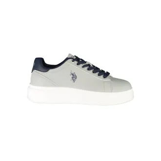 U.S.Polo Association Gray Polyester Mens Mens Sneaker