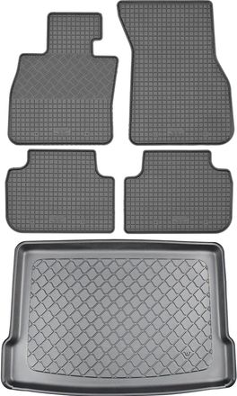 OEM Juego De Alfombrillas De Goma Para Coche Y Alfombrilla Para Maletero Para Bmw Serie 1 F40 Hatchback (5 Puertas) A Partir De Septiembre De 2019