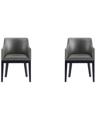 Manhattan Comfort Set of 2 Gansevoort Armchairs