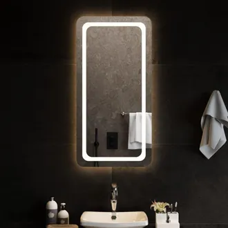 vidaXL Espejo De Ba&ntilde;o Con Led 50x100 Cm Vidaxl
