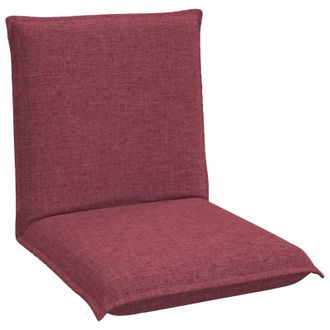 vidaXL Sill&oacute;n Ajustable Rojo Vino Tela Vidaxl