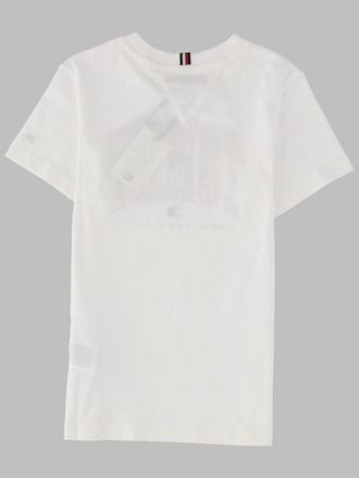 Tommy Hilfiger Tropical Varsity Organic Cotton T-Shirt - White