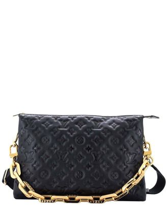 Louis Vuitton Coussin Bag Monogram Embossed Lambskin Leather Mm (Authentic Pre-Loved)