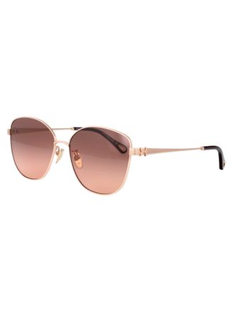 Chlo&eacute; CH0306SK Metal Frame Sunglasses - Rose gold