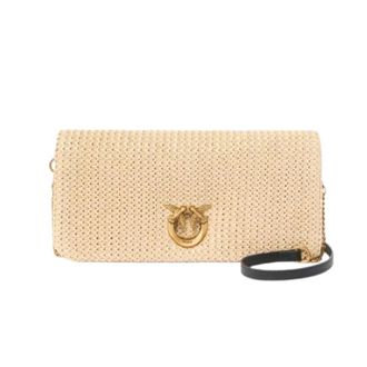 Pinko Pinko, Dames, Tassen, Beige, Maat: ONE Size