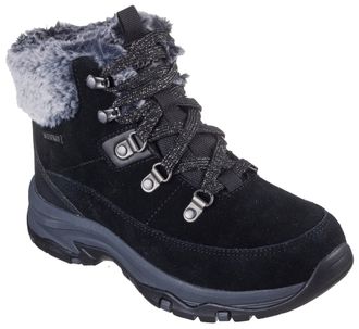 Skechers TREGO-SNOW WORRIES Chunky Boots, Freizeitschuh, Winterstiefel mit Plateausohle