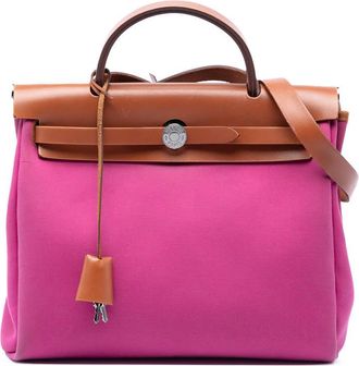 Herm&egrave;s Pre-owned Hermes Toile Verso Herbag Zip 31 Ladies R3RPMLU262ZG4NNP