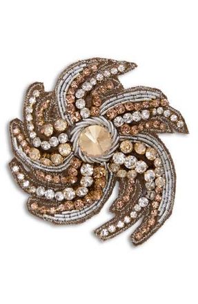 Saachi Sun Swirl Brooch in Gold at Nordstrom Rack