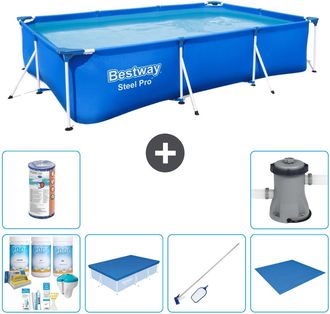 Bestway Piscina Bestway Steel Pro Rectangular - 300x201x66 Cm - 7-piezas S22246