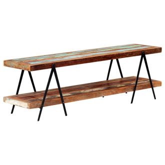 vidaXL Vidaxl - Mueble Para Tv De Madera Maciza Reciclada 160x40x50 Cm