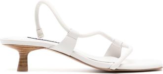 Senso Teyana kitten heel sandals - women - Leather - 37 - White