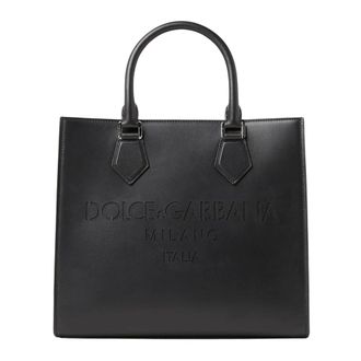 Dolce & Gabbana Heren, Tassen, Zwart, Maat: ONE Size Leer