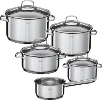 R&ouml;sle Juego De Ollas De Acero Inoxidable Rosle Elegance Para Inducci&oacute;n, 9 Piezas