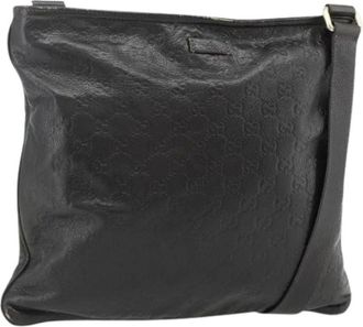 Gucci Pre-owned Cross Body Bags, female, Brown, Size: ONE SIZE Pre-owned Vintage GG Canvas Shoulder Bag