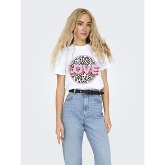 Only T-shirt met korte mouwen