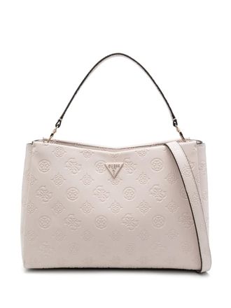Guess Co Tisha 4G-monogram tote bag - Neutrals